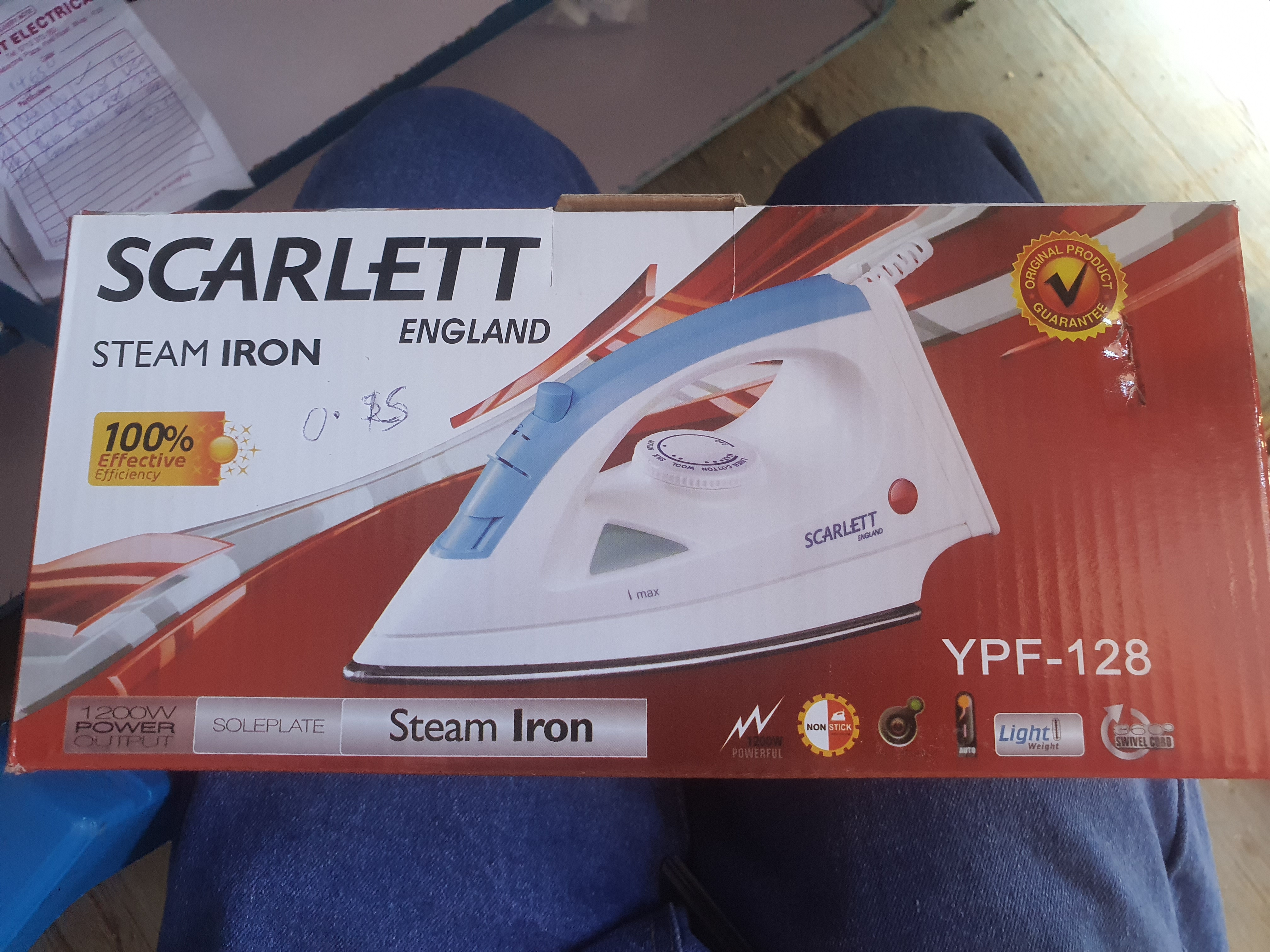 Scarlett Steam Iron Ypf 128