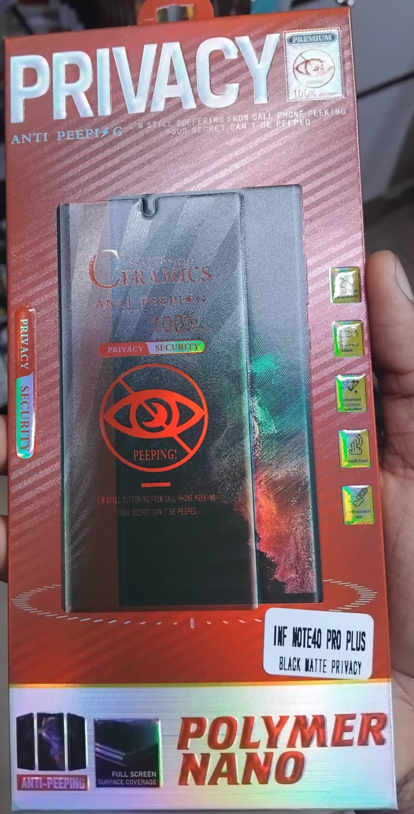 Ceramic Privacy Curved Camon 30s