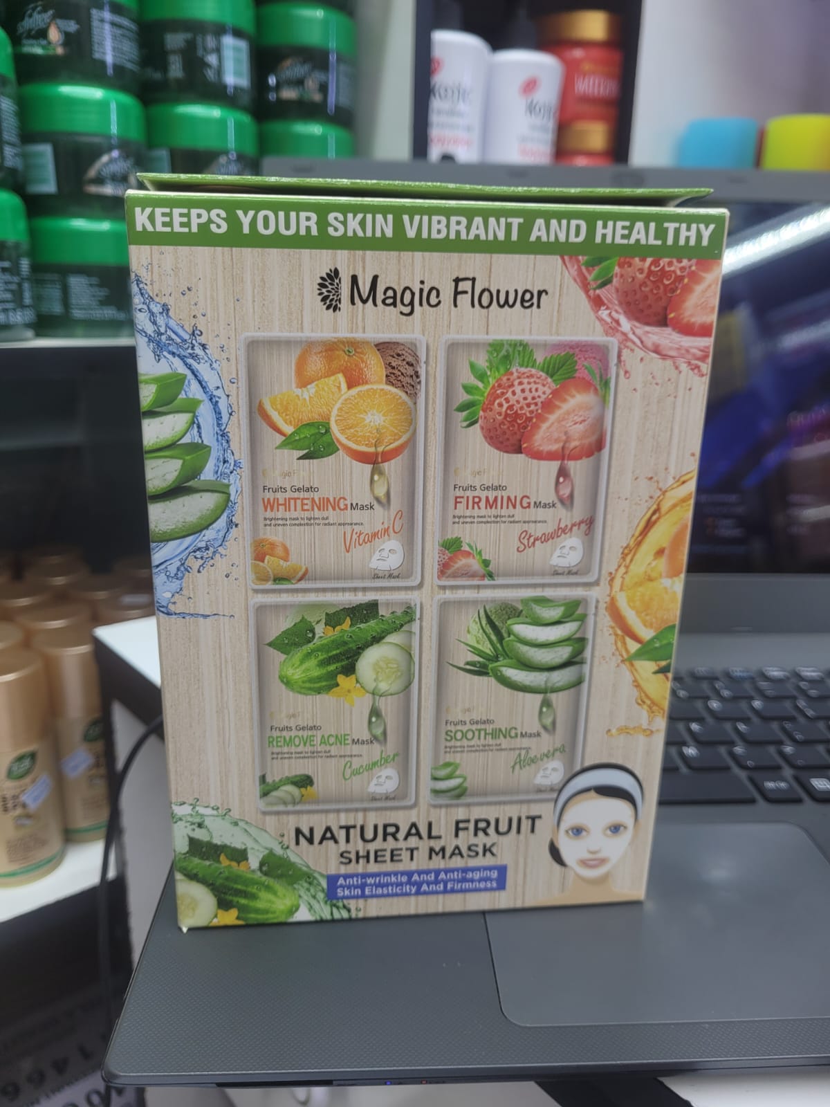 Magic Flower - nature fruit sheet mask 10pieces
