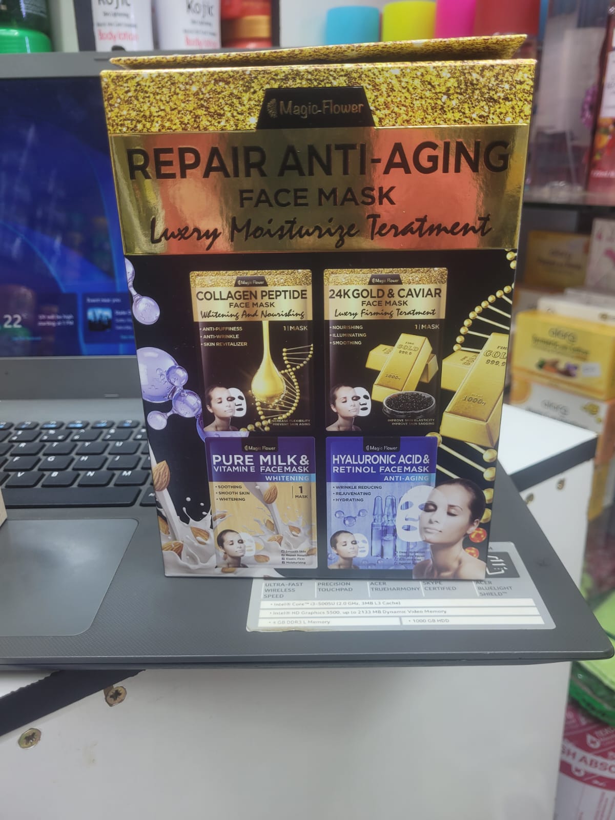 Magic Flower Repair Anti Aging Face Mask 10 Pieces