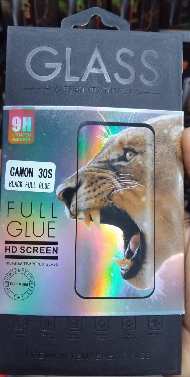 Full Glue Clear Camon 30s