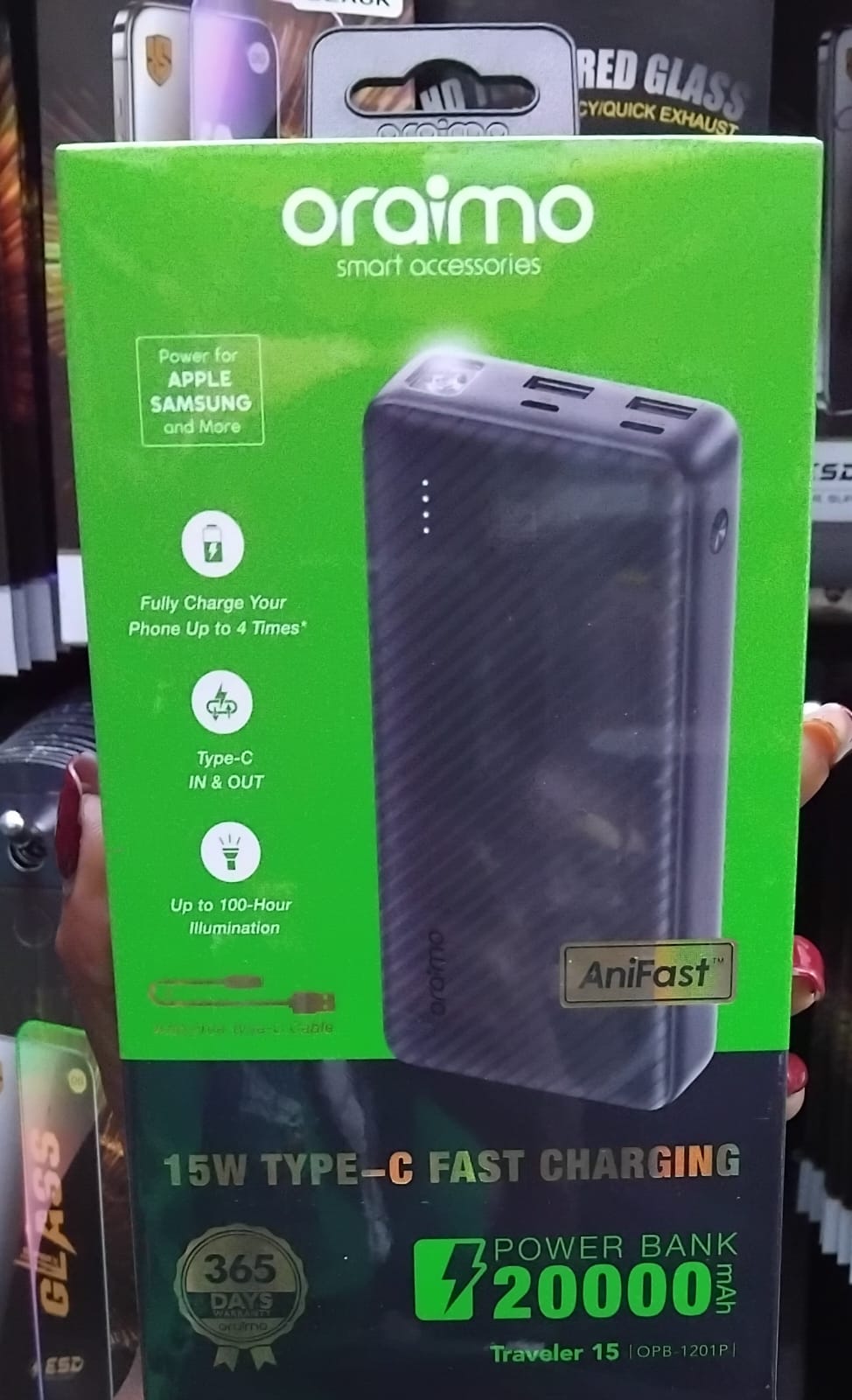 Oraimo Powerbank 20000 Mah 15 Watts