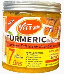 Turmeric Whitening Salt Scrub 500g