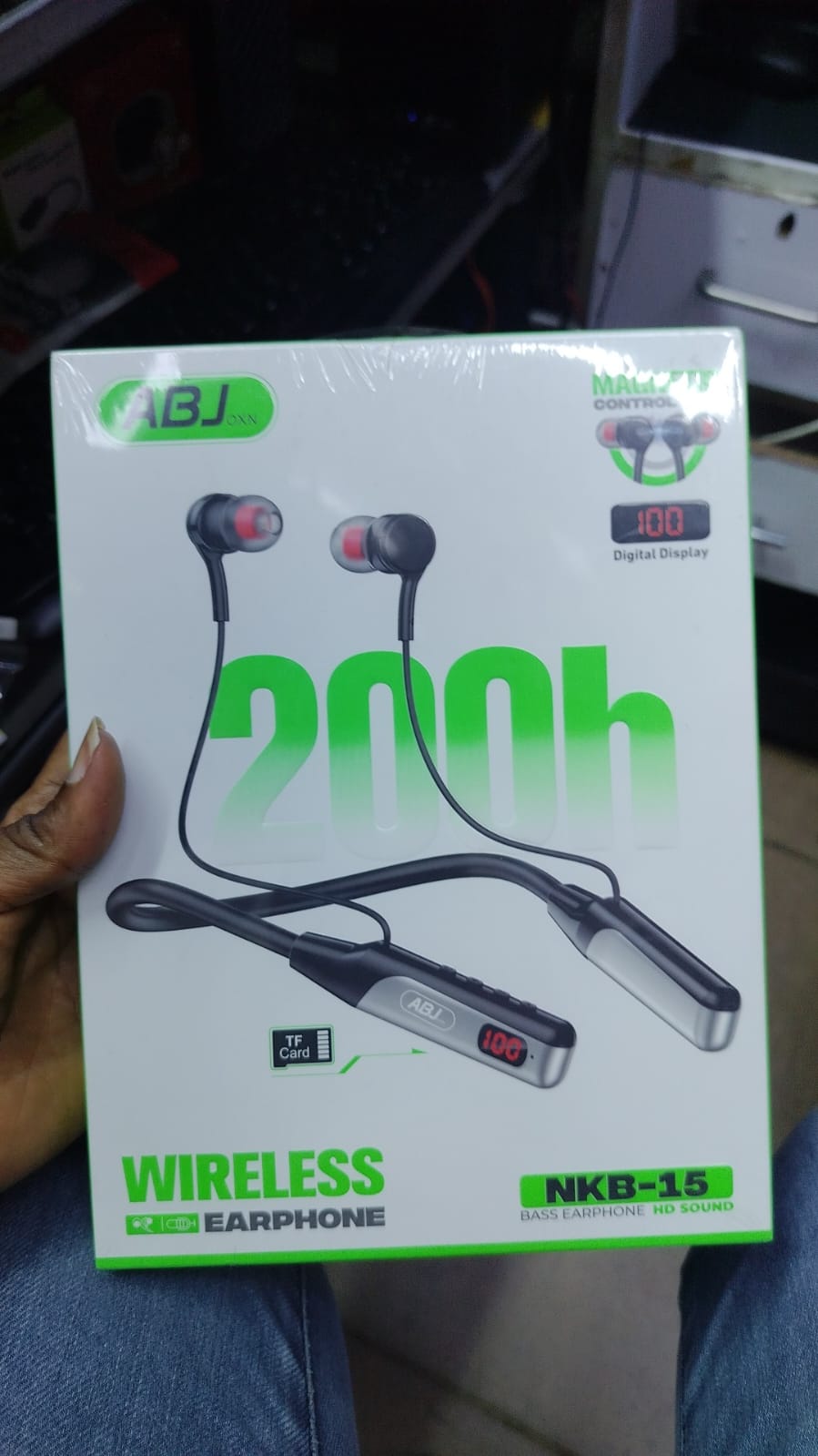 Abj Neckband Bluetooth Wireless Headset Nkb 15