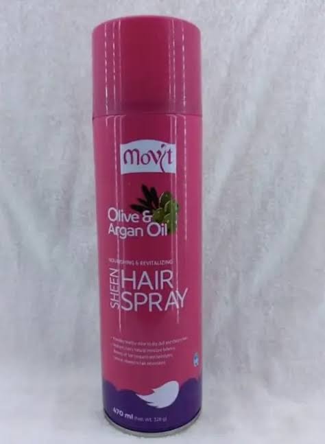 Movit Olive Argan Oil - Sheen Hair spray 470ml