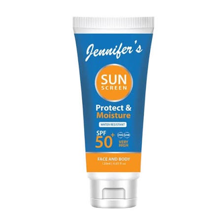 Jennifer Sunscreen 120ml – Beauty and Cosmetics in Fifty Five Family Business Center, Tom Mboya street