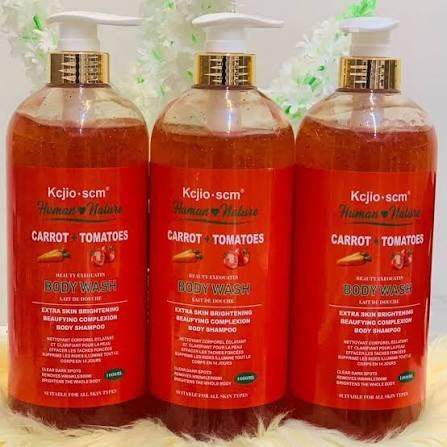 Kcjio B Carrot Oil Shower Gel 1000ml – Beauty and Cosmetics in The One Mall Khoja, River Road,  Nairobu CBD
