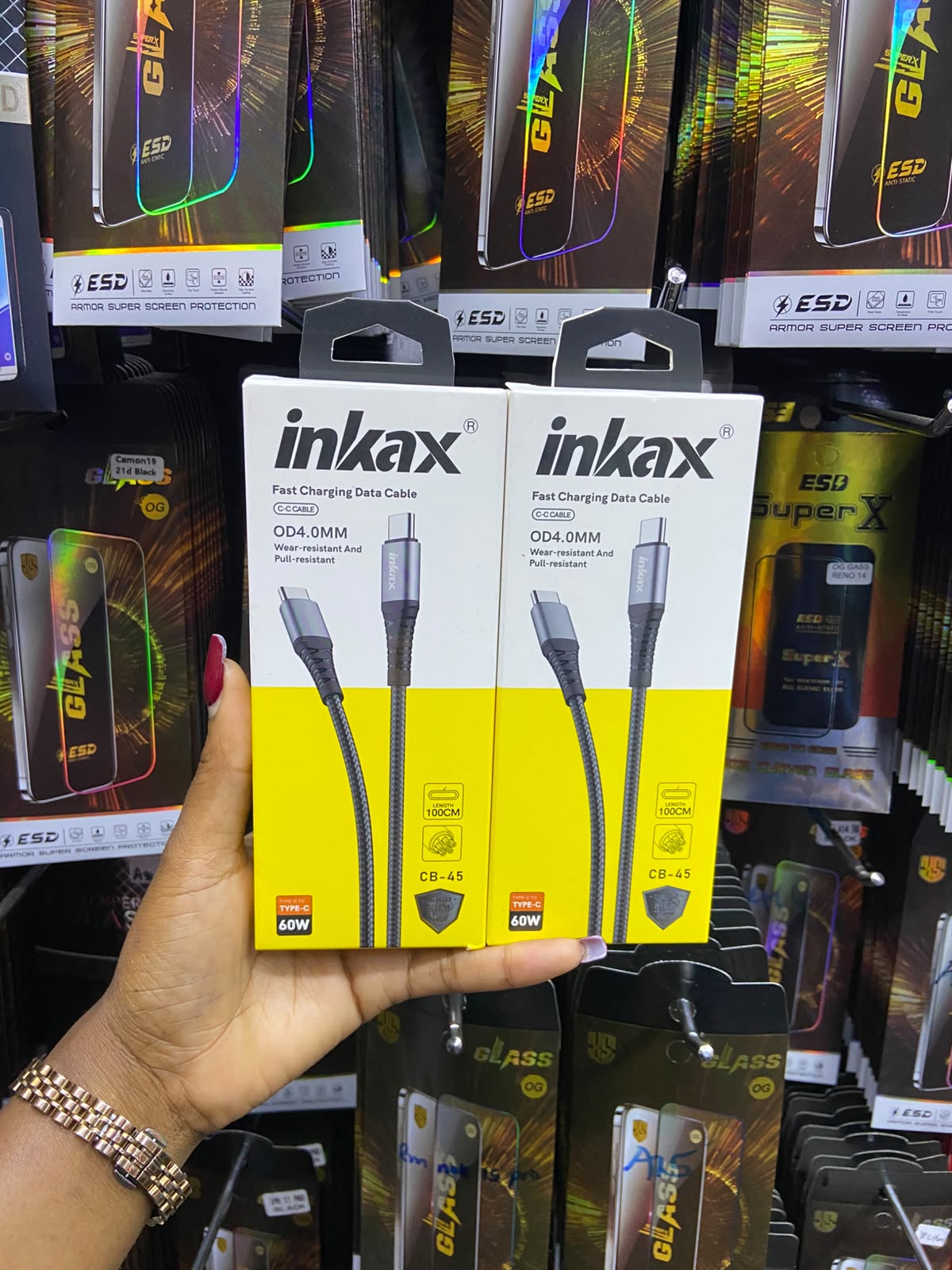 Inkax C To C Cable Cb 45 60w 1meter