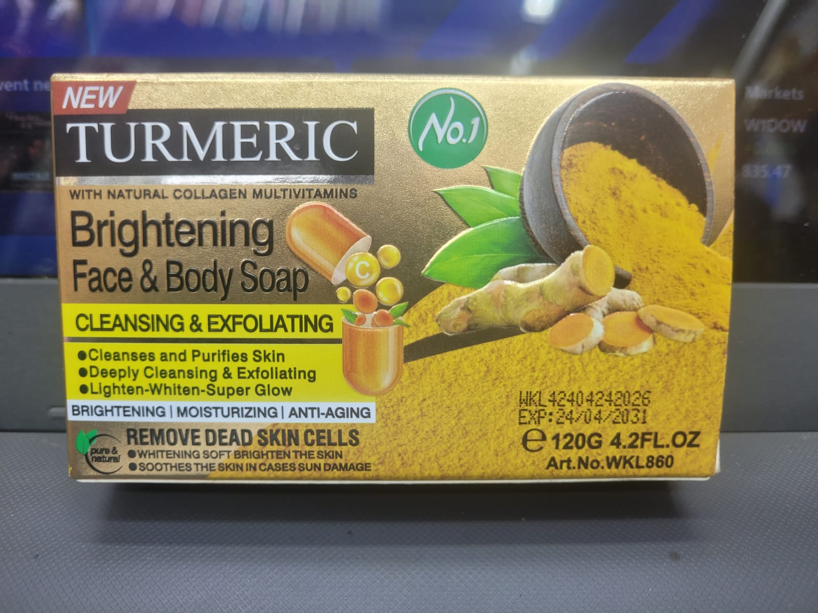 Turmeric Brightening Face And Body Soap 120g