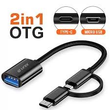 2 In 1 Otg Cable Type C Micro Usb